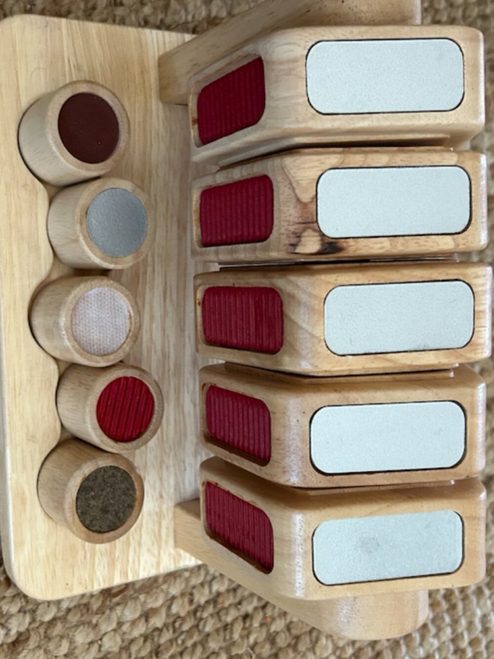 Montessori Textured Spin Wheel - Picture 2 of 3